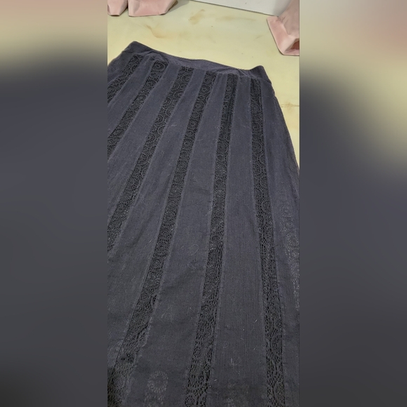 St John's Bay Long Black Skirt XL - Picture 2 of 4